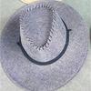 Sombrero Vaquero de Verano para Hombre Cáñamo Repujado Parasol Sombrero Fresco Sombrero para el Sol Sombrero de Playa Sombrero para Montar Atracciones Turísticas