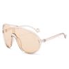 Gafas de Sol Estilo Europeo y Americano con Montura Grande, Gafas de Sol Integradas, Protección UV, Lentes de Sol de Moda Callejera