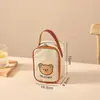 Lancheira Urso de Desenho Animado Bolsa Térmica Bolsa de Ombro Bolsa para Piquenique ao Ar Livre Bolsa para Lanche de Estudante Bolsa para Lancheira de Grande Capacidade