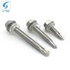 Tornillo autorroscante de cola de milano con hexágono exterior de acero inoxidable 304, con almohadilla, para azulejo de color ST4.2-6.3