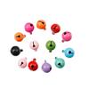 DIY feito à mão 14mm cor de doce tinta spray sino pequeno pingente de animal de estimação chaveiro acessórios material atacado