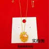Colar de Cluster de Flores Douradas Feminino Imitação Ouro de Areia do Vietnã Corrente com Pingente de Flor Jóias Joker de Temperamento Atacado