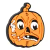 Cuentas para bolígrafo de PVC de Halloween, cuentas de calavera de dibujos animados, cuentas de hilo, cuentas centrales de fantasma lindas