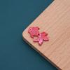 Guofeng patrón de agua perforado pez koi pez dorado acrílico accesorios diy aretes manuales pasador de pelo venta al por mayor