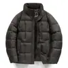 Chaqueta de plumón para hombre 2026 otoño/invierno, lujo ligero, cuello alto, moderna, casual, cálida, nuevo estándar nacional 90% plumón, para hombres de mediana edad y jóvenes