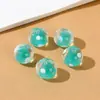 Hanyuyuan Cuentas de Vidrio de Colores Cuentas de Vidrio de Lunares Arcoíris Cuentas Sueltas Pulsera de Cuentas Materiales Hechos a Mano DIY Accesorios