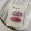 Accesorios Coreanos para el Cabello con Lentejuelas Rosas Dulces y Lazo para Mujer, Pin de Estrella Dulce de Primavera, Pin para el Cabello Infantil, Pin para el Flequillo