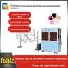 Máquina Automática Completa para Algodão de Maquiagem Equipamento de Formação de Esponja de Flanela Ultrassônica e Pincel de Pó Máquina Perfuradora Redonda para Algodão Removedor de Maquiagem