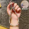 Cadena de Teléfono Original de Cristal para Mujer, Lanyard para Teléfono de Cuentas de Alta Gama, Llavero, Colgante Estilo Ins, Cadena de Muñeca, Encanto