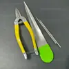 Agulha de Aço Rosqueada 2,5 mm para Cestas Artesanais, Bandejas de Frutas e Ferramentas Manuais; Agulha Especial para Fechar e Passar Fio