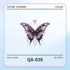 Tatuaje Adhesivo Lindo y Sencillo de Mariposa Morada para Brazo Pegatina de Tatuaje de Mariposa de Gama Alta de Nicho Impermeable de Larga Duración para Mujeres