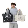 Bolsa de almacenamiento de viaje de gran capacidad, diseño de caricatura lindo, bolsa de equipaje portátil, se puede colgar en una maleta, bolsa organizadora de ropa