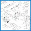 Gama completa de accesorios para máquinas de embalaje neumáticas: A19, B19, B25, CA19, CA25, rueda tensora, placa dentada tensora, placa dentada de fusión en caliente, cuchilla de corte