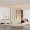 Parede Divisória de Tela de Vidro Ultra Transparente para Sala de Estar, Entrada Simples Moderna, Banheiro, Sala de Jantar, Banheiro