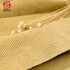 Tela de pana elástica de algodón puro con 10 tiras tejidas de terciopelo para abrigos, faldas y pantalones infantiles.