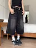 Pantalones Vaqueros Cropped Americanos para Mujer, Pantalones de Verano Retro, Pantalones Cropped Sueltos para Mujer, Pantalones Rectos, Shorts de Talla Grande