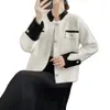 26 Otoño/Invierno Cuello Alto Hilo Dorado de Moda Cardigan de Imitación de Visón Nuevo Top Holgado Abrigo Estilo Pequeño Aroma con Súper Comodidad