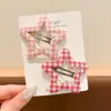 Pinza de Pelo de Lana con Flor Estilo Coreano para Mujer Pinza Lateral para Flequillo Adorno para el Cabello Otoño/Invierno Pinza de Alta Gama Pinza BB para Pelos Sueltos