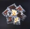 Bolsa Plana Transparente con Frutas Secas y Té Aromático Bolsa para Hornear con Sello Medio Dentado Bolsa para Empacar Granos de Café Totalmente Transparente opp Bolsa Termosellable