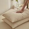 Núcleo de Almohada de Algodón Puro Soporte para la Columna Cervical para Hombre Ayuda para Dormir Almohada Núcleo Par de Almohadas para Dormitorio de Estudiante