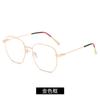 Armazón de Metal Retro Anti-Luz Azul para Gafas 2932 Se Puede Equipar con Armazón para Gafas de Miopía Espejo Plano Armazón Poligonal