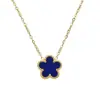 Pulseira trevo de cinco folhas transfronteiriça cinco flores conjunto de joias colar brincos três peças luxo leve joias de alta qualidade fabricantes atacado