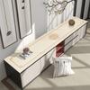 Mantel de cuero con patrón chino para el hogar, resistente al aceite, antiincrustante, antiescaldadura, tapete para gabinete de TV, tapete de mesa largo de cuero PU fácil de limpiar