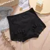 Calcinha de renda de cintura alta grande sexy que contrai a barriga, roupa íntima de verão francesa para socialites, calcinha feminina respirável, calcinha europeia e americana