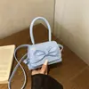 Bolso de Mujer de Lunares 2026 Nueva Moda Lindo Lazo Verano Hombro Único Cruzado de Hombro Pequeño Cuadrado