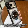 Funda antigolpes de cuatro esquinas adecuada para iPhone 17, con espejo y soporte magnético, cubierta protectora temática del espacio para Apple 18 Pro Max