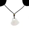 2334-Collar de Ágata Corazón de Cristal Natural Corazón de Melocotón Torcido Colgante 30mm Suministro de Colgante para Joyería DIY