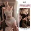 Dropshipping Transfronterizo de Pijamas Sexys y Apasionados Transparentes para Mujeres con Pecho Pequeño y Faldas Calientes que Cubren el Trasero en la Cama
