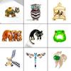 Broche de la serie de animales lindos en stock moda moda combinable pin especial ramillete ropa en stock broche al por mayor