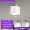 Spot de teto de embutir com ângulo ajustável transfronteiriço com dimerização de três cores para lojas de roupas, refletor LED comercial, lâmpada anti-reflexo para proteção ocular residencial
