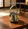 Bolsa para Xícara de Chá Impressão Rápida Bolsa para Armazenamento de Conjunto de Chá Bolsa Protetora Espessa para Bule e Xícara de Chá Bolsa Portátil para Cerimônia do Chá Caixa de Lenços