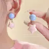 Clip de Oreja Estrella de Dopamina Sin Agujeros en las Orejas Lindos Dulces Sencillos Pendientes Versátiles 2025 Nuevo Diseño Sentido Primavera y Verano para Mujer