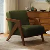 Cadeira de Sofá Individual de Ferro Artístico Richard para Sala de Estar, Casual Retrô para Varanda Café, Cadeira Preguiçosa de Designer Vintage para Casa ou Pousada