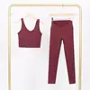 Conjunto de Chaleco en U y Pantalones Cortos Lulu Df con Etiqueta, Disponible para Envío Directo, Cuello Alto Ajustado, Conjunto de Yoga Elástico