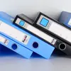 Caixa de Arquivo Plástica A4 Extra Grossa Caixa para Documentos Armazenamento de Provas Caixa Organizadora de Dados Pasta de Material de Escritório Atacado