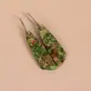 Estilo Étnico Geométrico Color Colgante Pino Emperador Pendientes de Mujer Pendientes Creativos
