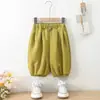 Shorts de Verano para Niños Ligeros Nuevos Pantalones Bombachos de Moda para Niños y Niñas Pantalones Estilo Coreano Pantalones Versátiles