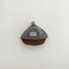 Gorra de béisbol infantil de ala suave, sombrero de rayas versátil de moda ins estilo coreano para niños pequeños, sombrero de sol para bebé, producto de nicho transfronterizo