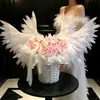 Ramo de Alas Rosa Eterna Beso de Hada Flor de Jabón Regalo Qixi para Novia Mejor Amiga Regalo de Cumpleaños