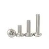 Tornillo de Acero Inoxidable 304 Tornillo de Cabeza Phillips Tornillo de Cabeza Redonda Extendida Perno M2M2.5M4M5M6M8M10