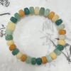 Pulsera de Bodhi de Jade Blanco Cuentas de tableta con degradado rosa enrollamiento de dedo femenino placa suave para jugar cuentas de Buda Zi de Bodhi para jugar pulsera al por mayor