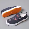 Zapatos de Lona de Fábrica Zapatos de Lona Old Beijing para Jóvenes para Hombre y Mujer Suela Gruesa de Carne Zapatos Slip-on Ligeros
