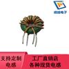 El inductor de modo común T12 * 6*4 alambre 0.7 está agotado y se enrolla con 6 vueltas de bobina de anillo magnético de 250UH 5.0A