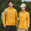 Niaojia Lt Mismo Estilo Ropa de Protección Solar para Exteriores para Hombres y Mujeres, con Capucha Anti-UV Transpirable, Rompevientos Deportivo y de Ocio Ligero y Delgado
