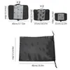 Juego de Seis Piezas de Bolsas de Almacenamiento de Gran Capacidad para el Hogar y el Dormitorio, Juego de Bolsas de Almacenamiento para Ropa, Bolsa de Viaje Portátil Multifuncional Transpirable