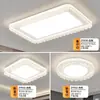 Luminária de Sala de Estar, Estilo Italiano Minimalista de Luxo Leve com Textura de Gelo Rachado, Luminária de Teto Retangular para o Salão Principal, Iluminação de Quarto